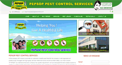 Desktop Screenshot of pepsoppestcontrol.com