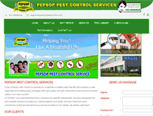 Tablet Screenshot of pepsoppestcontrol.com
